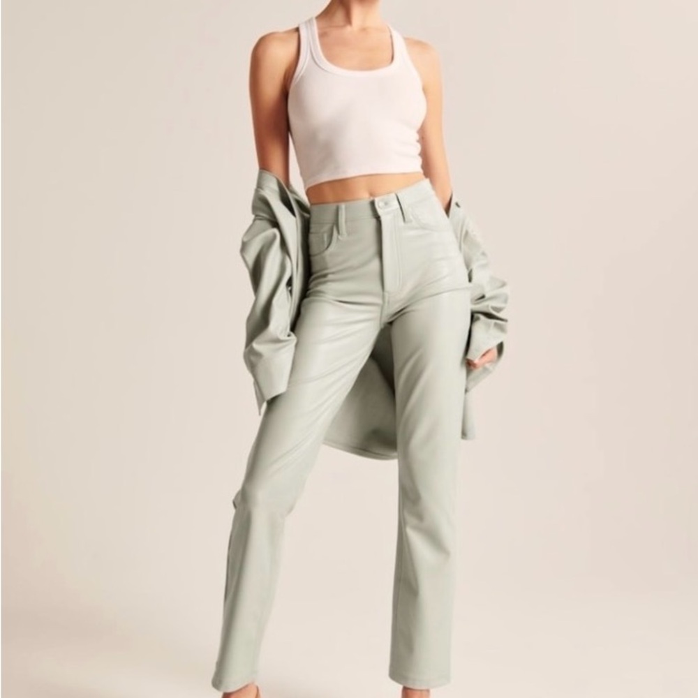 Abercrombie & Fitch Mint 90s Straight Leg Pants